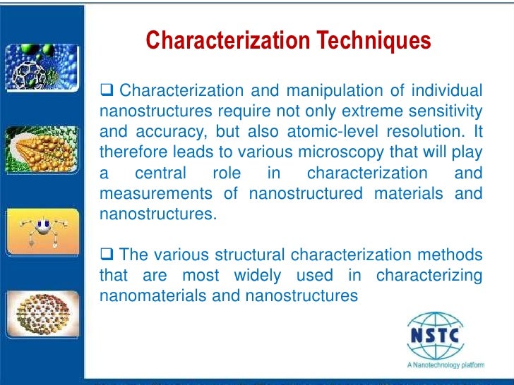 Characterization of bionanomaterials