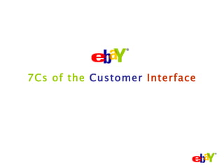 7Cs of the   Customer   Interface 