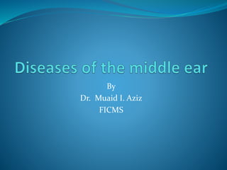 By
Dr. Muaid I. Aziz
FICMS
 