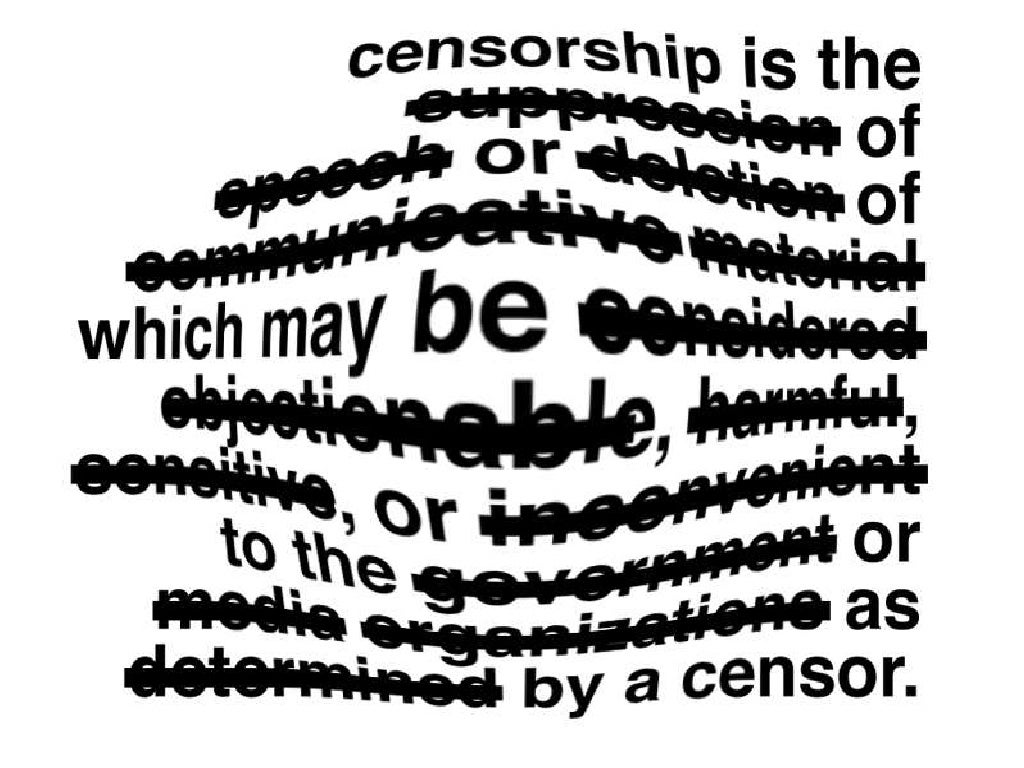 Freedom Of Speech Expression