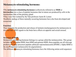 Pars Intermedia:Pars intermedia is the boundary between the anterior and posterior lobes of the pituitary. 