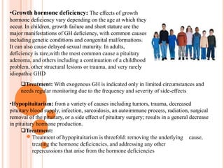 The TSH receptorThe TSH receptor is found mainly on thyroid follicular cells.Stimulation of the receptor increases T3 and T4 production and secretion.Stimulating antibodies to this receptor mimic TSH and cause Graves' disease.Diagnostic:Further information: Reference ranges for blood tests.Thyroid hormonesTSH levels are tested in the blood of patients suspected of suffering from excess (hyperthyroidism), or deficiency (hypothyroidism) of thyroid hormone. In general, a standard reference range for TSH for adults is between 0.4 and 5.0 µIU/mL (equivalent to mIU/L), but values vary slightly among labs. The therapeutic target range TSH level for patients on treatment ranges between 0.3 to 3.0 μIU/L.The interpretation depends also on what the blood levels of thyroid hormones (T3 and T4) are.TSH levels for children normally start out much higher. In 2002, the National Academy of Clinical Biochemistry (NACB) in the United States recommended age-related reference limits starting from about 1.3 to 19 µIU/mL for normal-term infants at birth, dropping to 0.6–10 µIU/mL at 10 weeks old, 0.4–7.0 µIU/mL at 14 months and gradually dropping during childhood and puberty to adult levels, 0.4–4.0 µIU/mL.The NACB also stated that it expected the normal (95%) range for adults to be reduced to 0.4–2.5 µIU/mL, because research had shown that adults with an initially measured TSH level of over 2.0 µIU/mL had "an increased odds ratio of developing hypothyroidism over the [following] 20 years, especially if thyroid antibodies were elevated"