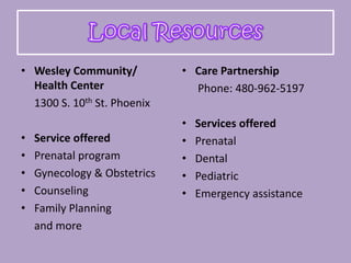 Presentations at local High Schools