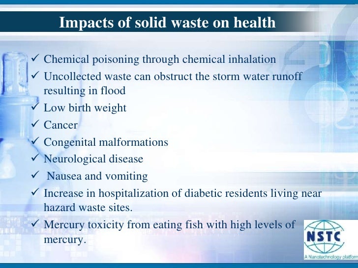 Impact of Solid waste on Health and Environment