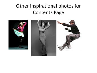 Other inspirational photos for Contents Page
