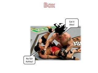 BoxEat it Alex!No fair Ashley!