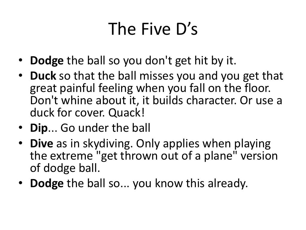 The History Of Dodgeball