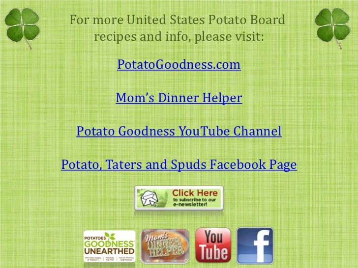 United states potato board recipes United states potato board recipes