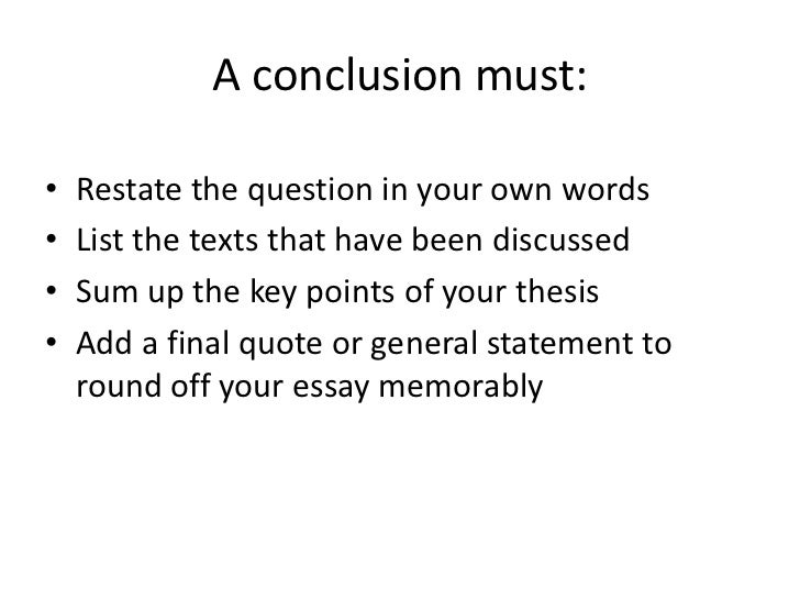 how to write a thesis statement about conflict