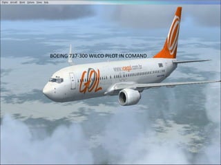 BOEING 737-300 WILCO PILOT IN COMAND 