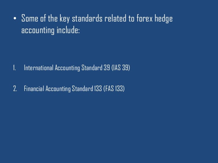 Forex accounting standard