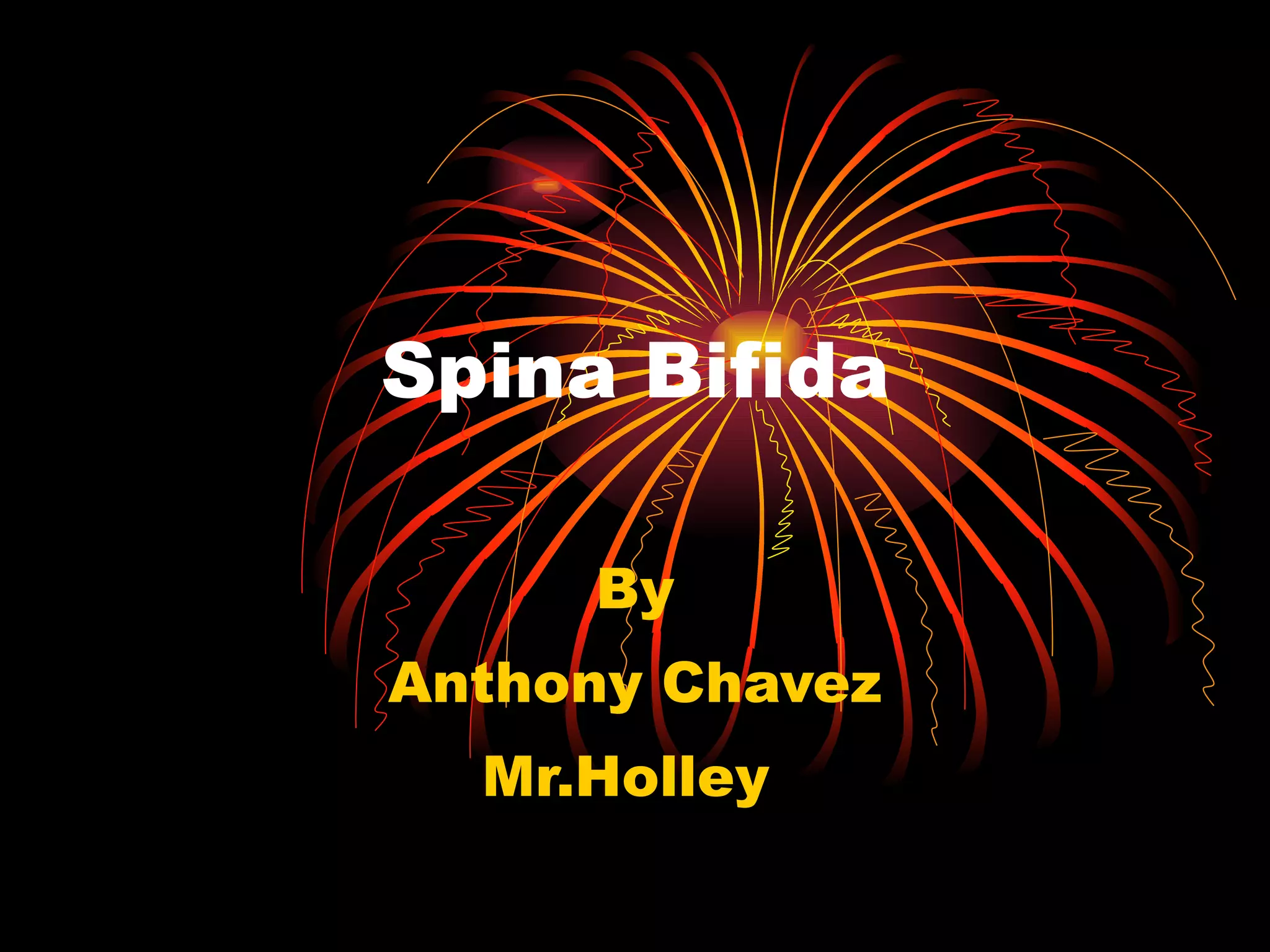 Spina Bifida By Anthony Chavez Mr.Holley
