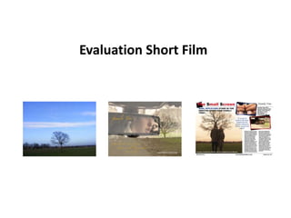 Evaluation Short Film 