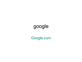 google Google.com 