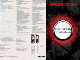 SPECIFICATIONS