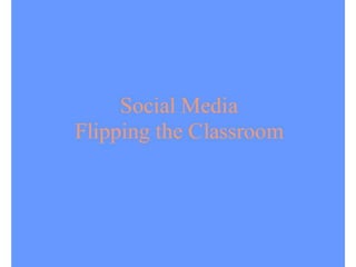 Social Media and Edcuation