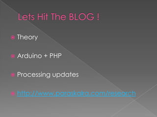 How it works ?Shape Recognised