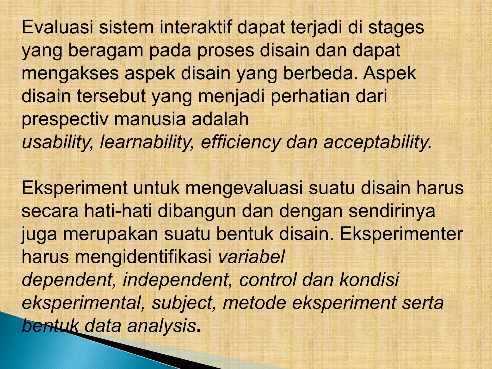 Experimental Methods