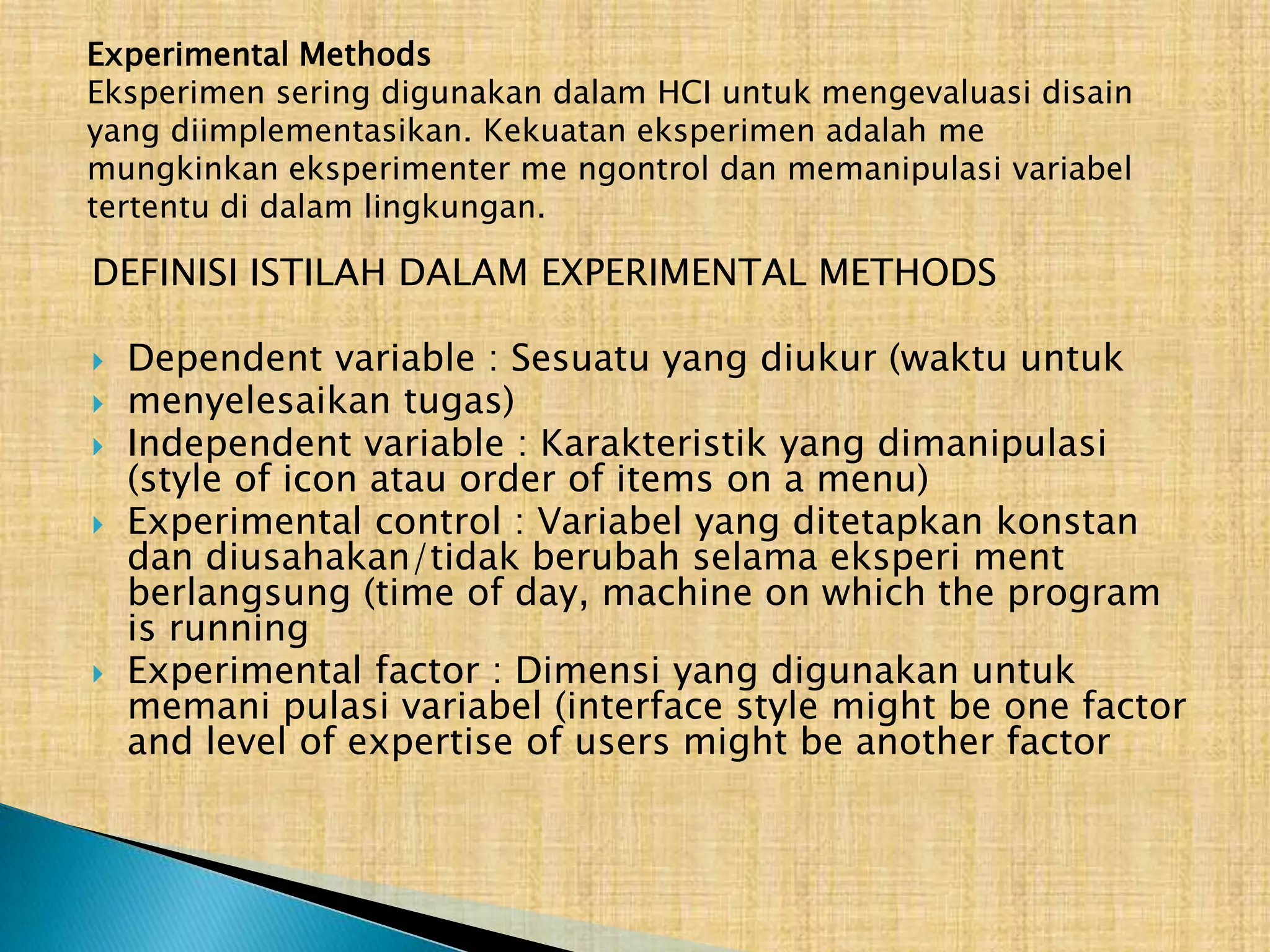 Statistical Treatment of The Data