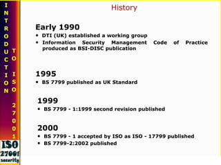Security is recognized as essential to protect vital processes and the systems that provide those processes