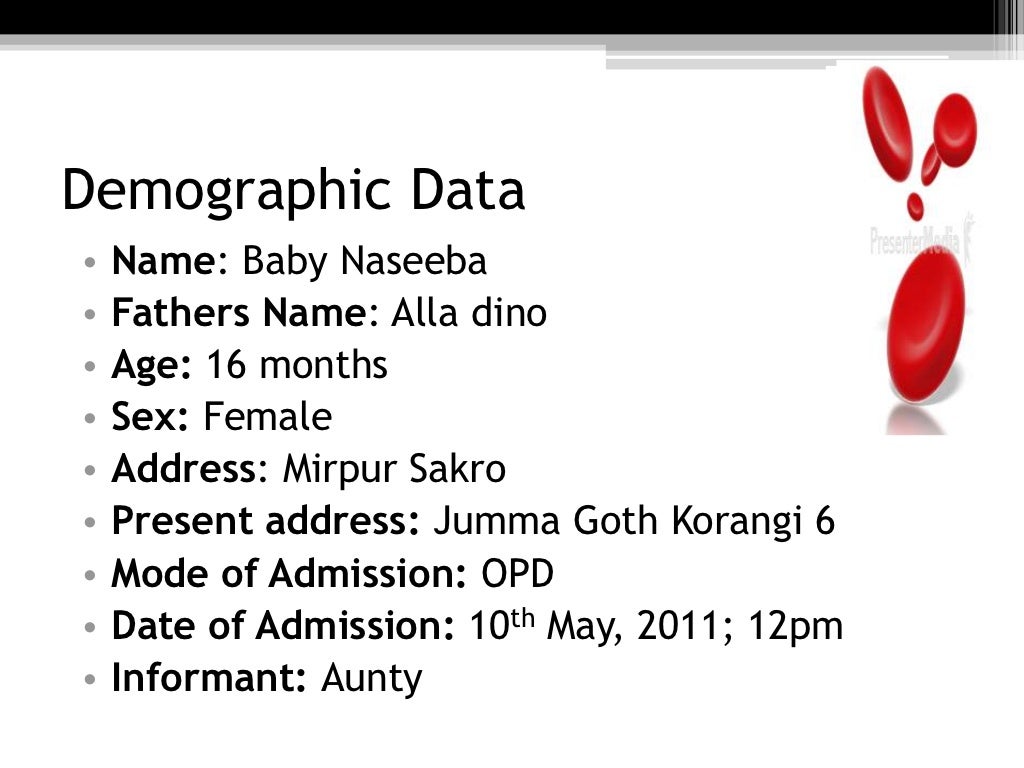 thalassemia case study slideshare