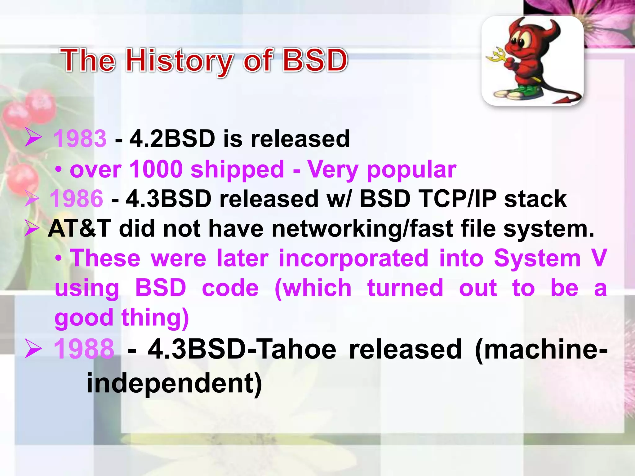 1978 - Berkeley obtains a VAX-11/780