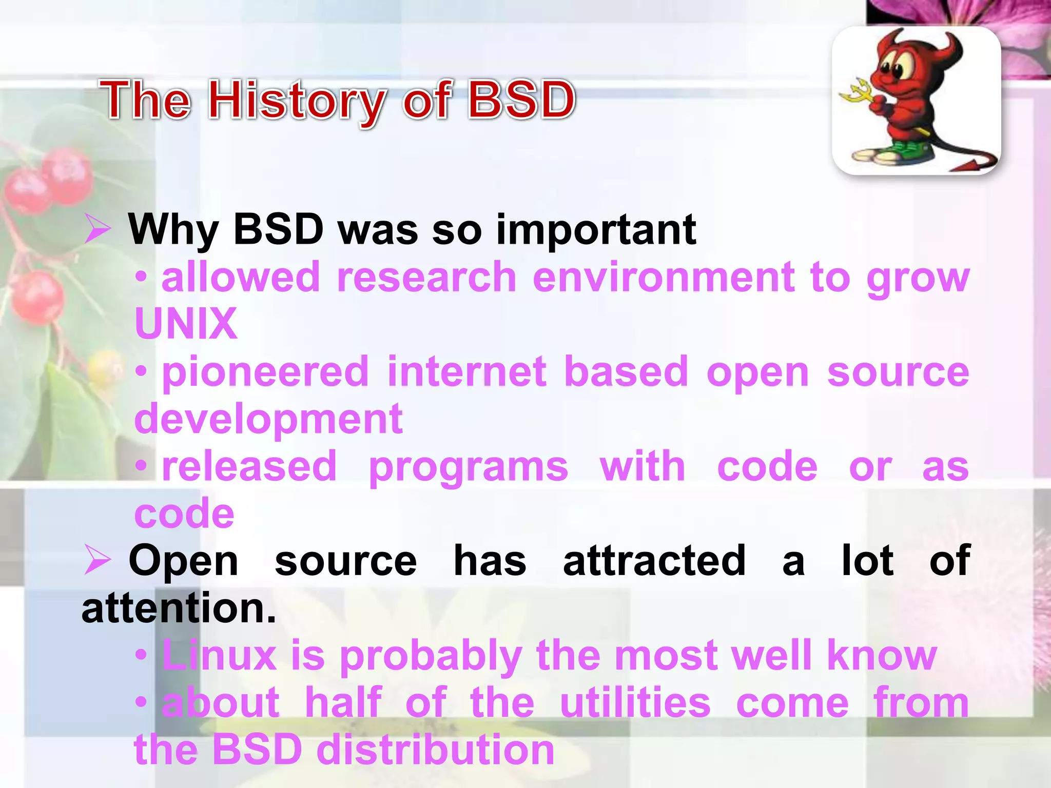 wants to have common platform (reduced porting costs on different/w and os’s) 