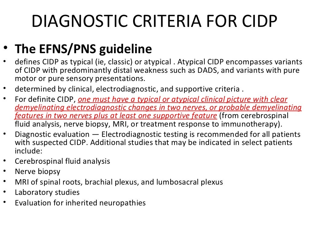 A Case of CIDP