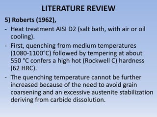 After hardening, relation between hardness, microstructure, and impact toughness. 