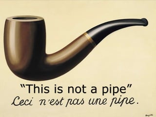 “This is not a pipe”
 