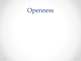 Openness