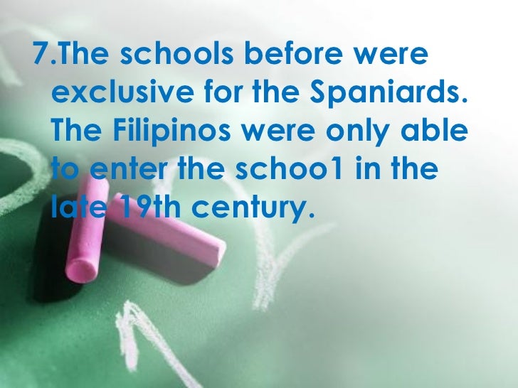 education in spanish era In the colonial era, spain initiated the encomienda system the spanish lord would provide protection and education spanish conquistadors. education in spanish era In the colonial era, spain initiated the encomienda system the spanish lord would provide protection and education spanish conquistadors.