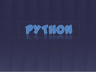 python and perl | PPTX