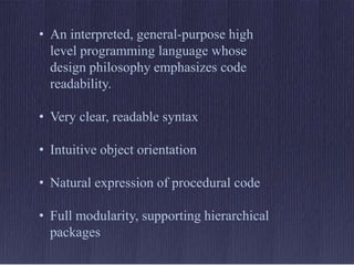 python and perl | PPTX