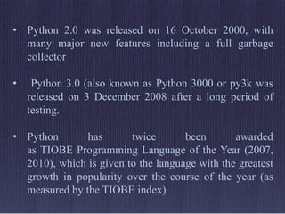 python and perl | PPTX