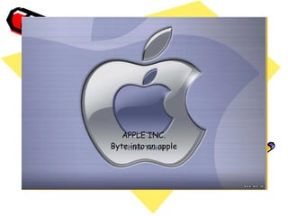 APPLE INC. Byte into an apple 