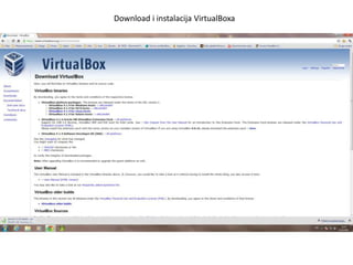Download i instalacija VirtualBoxa 