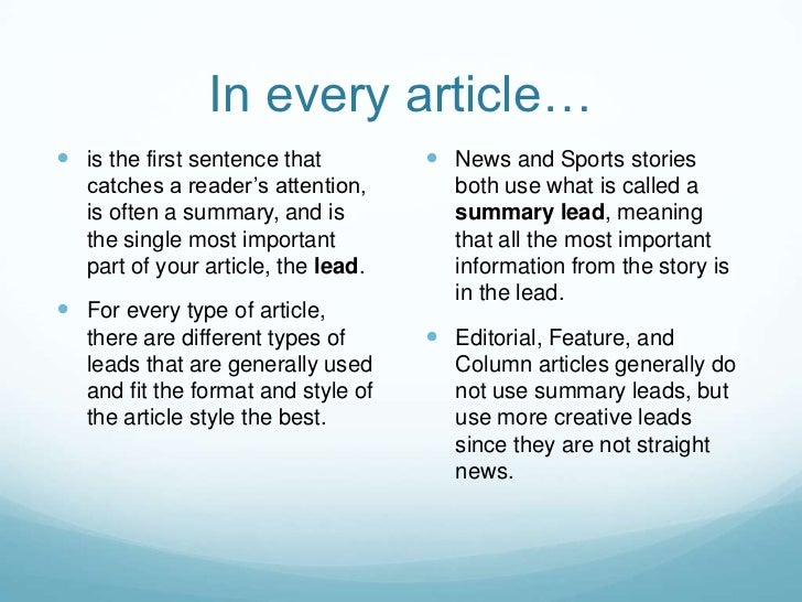 Journalism Presentation