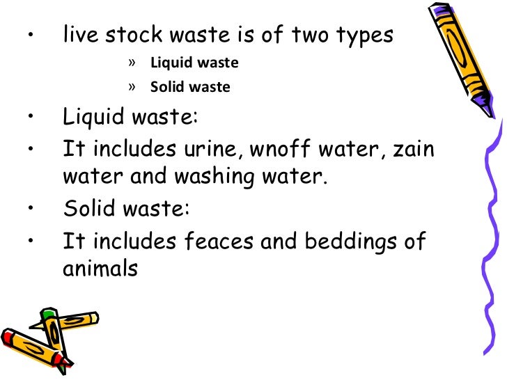 LIVESTOCK WASTE DISPOSAL AND MANAGEMENT