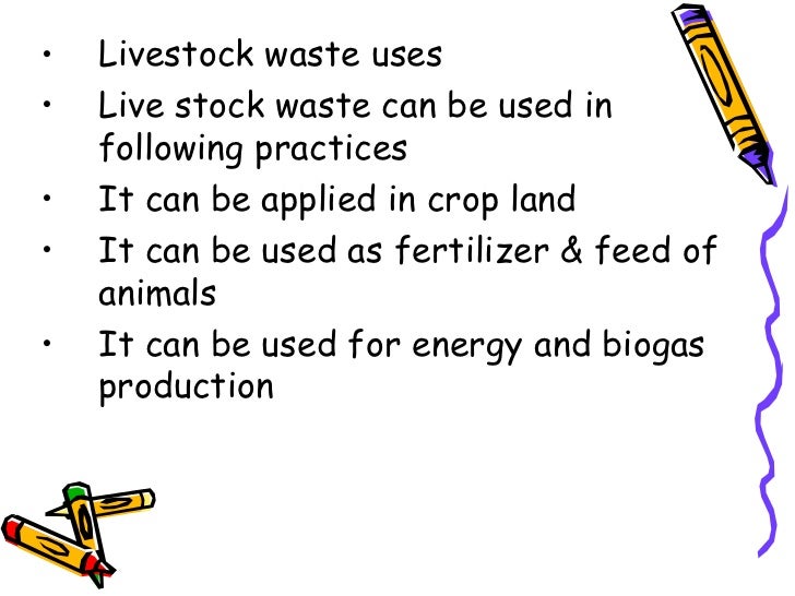 LIVESTOCK WASTE DISPOSAL AND MANAGEMENT