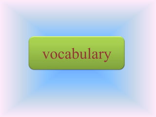 vocabulary