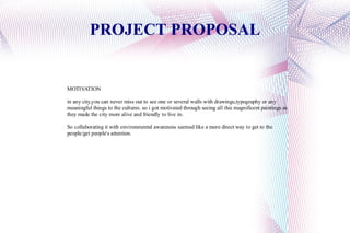 PROJECT PROPOSAL 