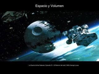 Espacio y Volumen




La Guerra de las Galaxias: Episodio VI – El Retorno del Jedi (1983) George Lucas
 