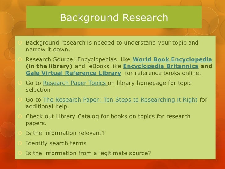 steps in doing a library research steps in doing a library research
