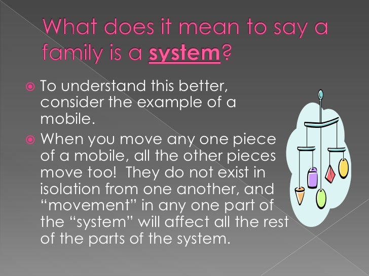 family systems therapy