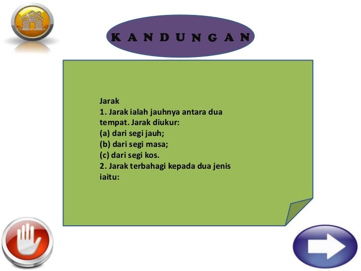 Nota Skala dan Jarak