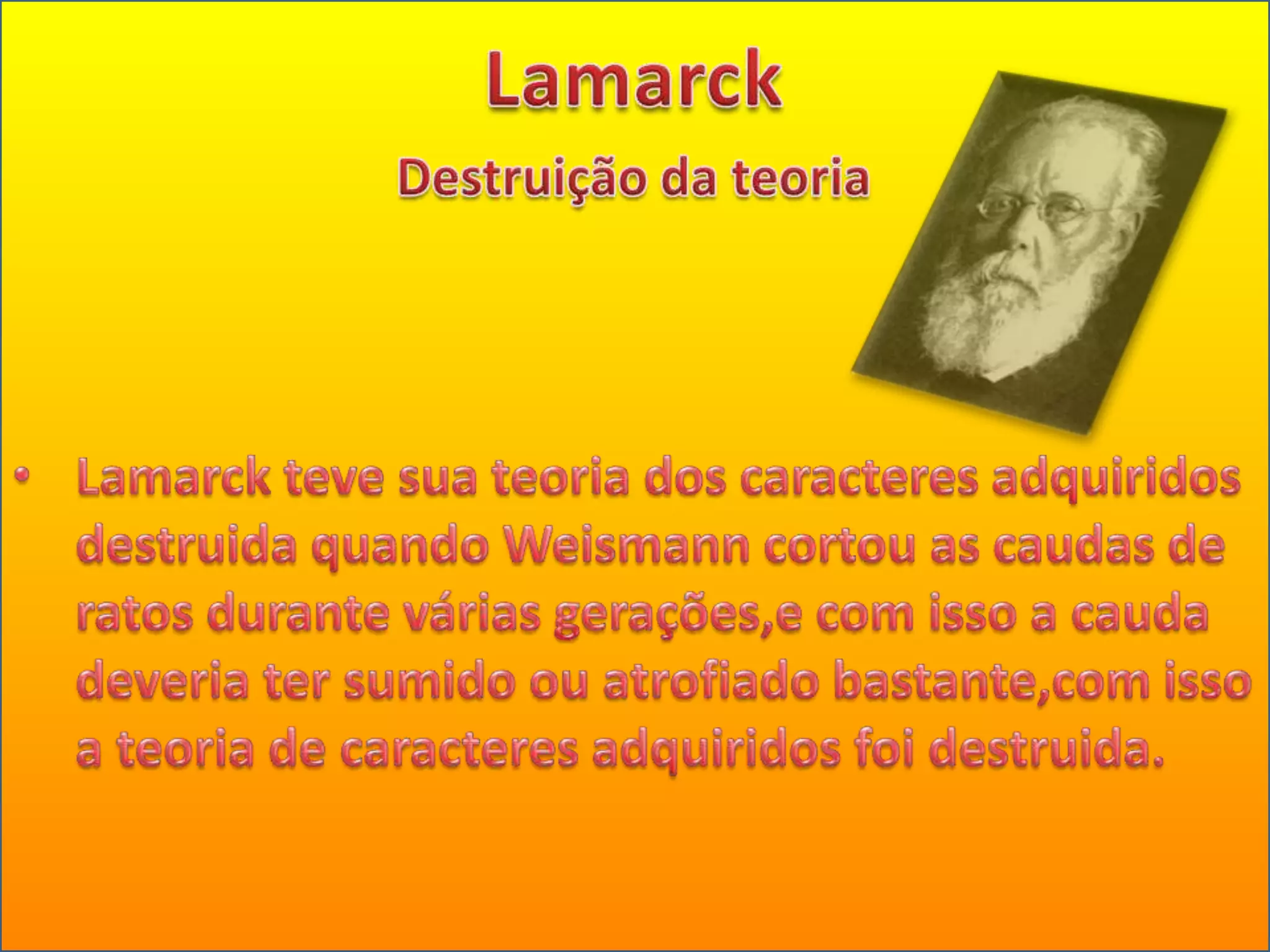 Lamarck vs Darwin