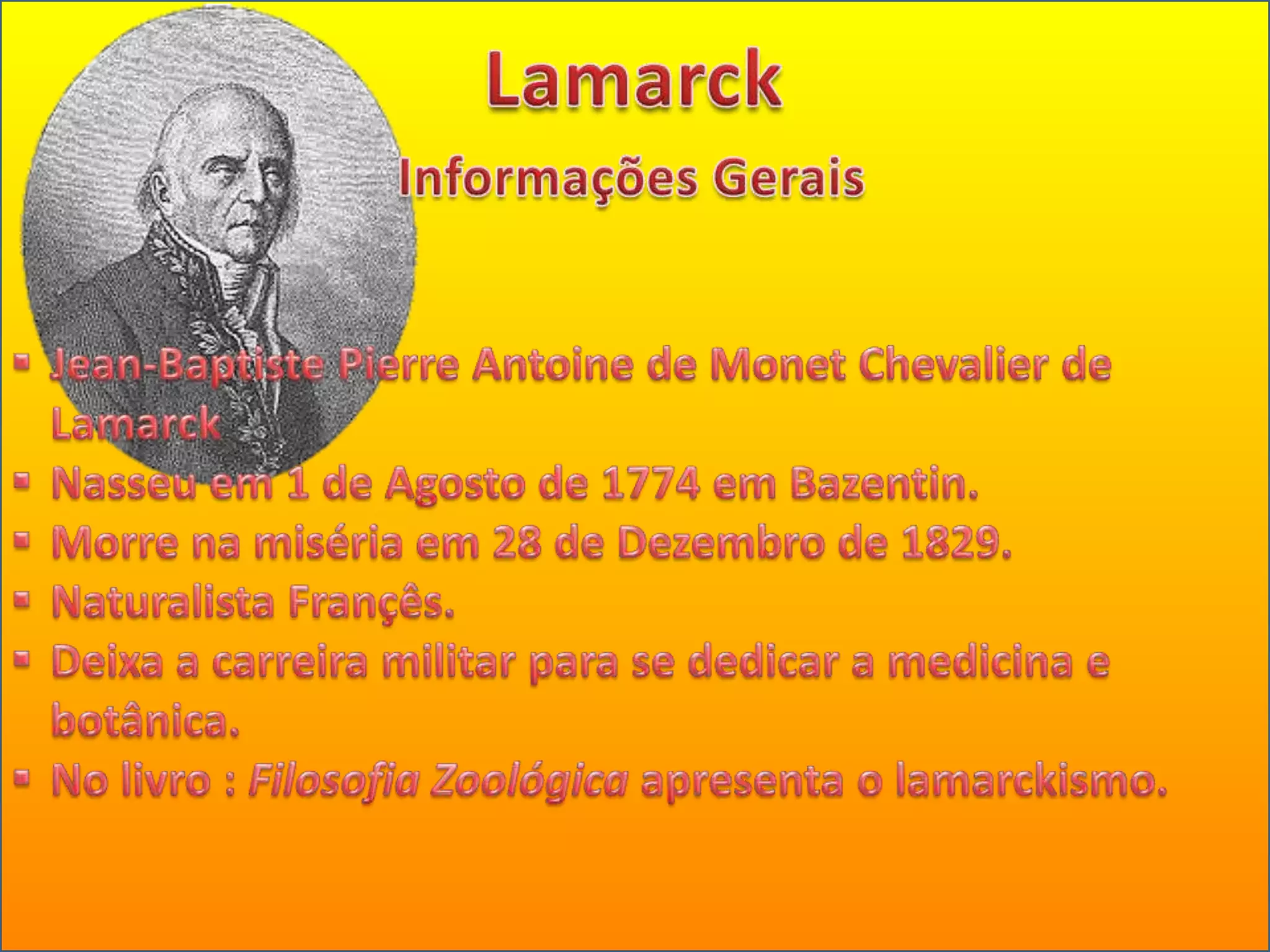 Lamarck vs Darwin