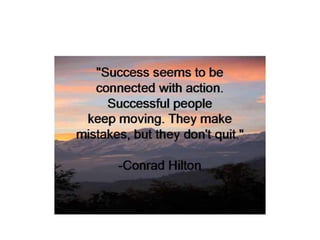 Inspirational presentation