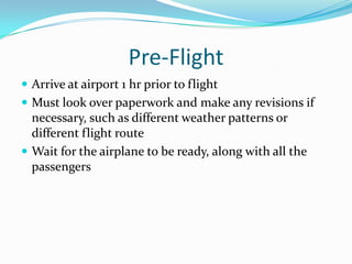 Pre Start Fly Out Example airline pilot | PPTX
